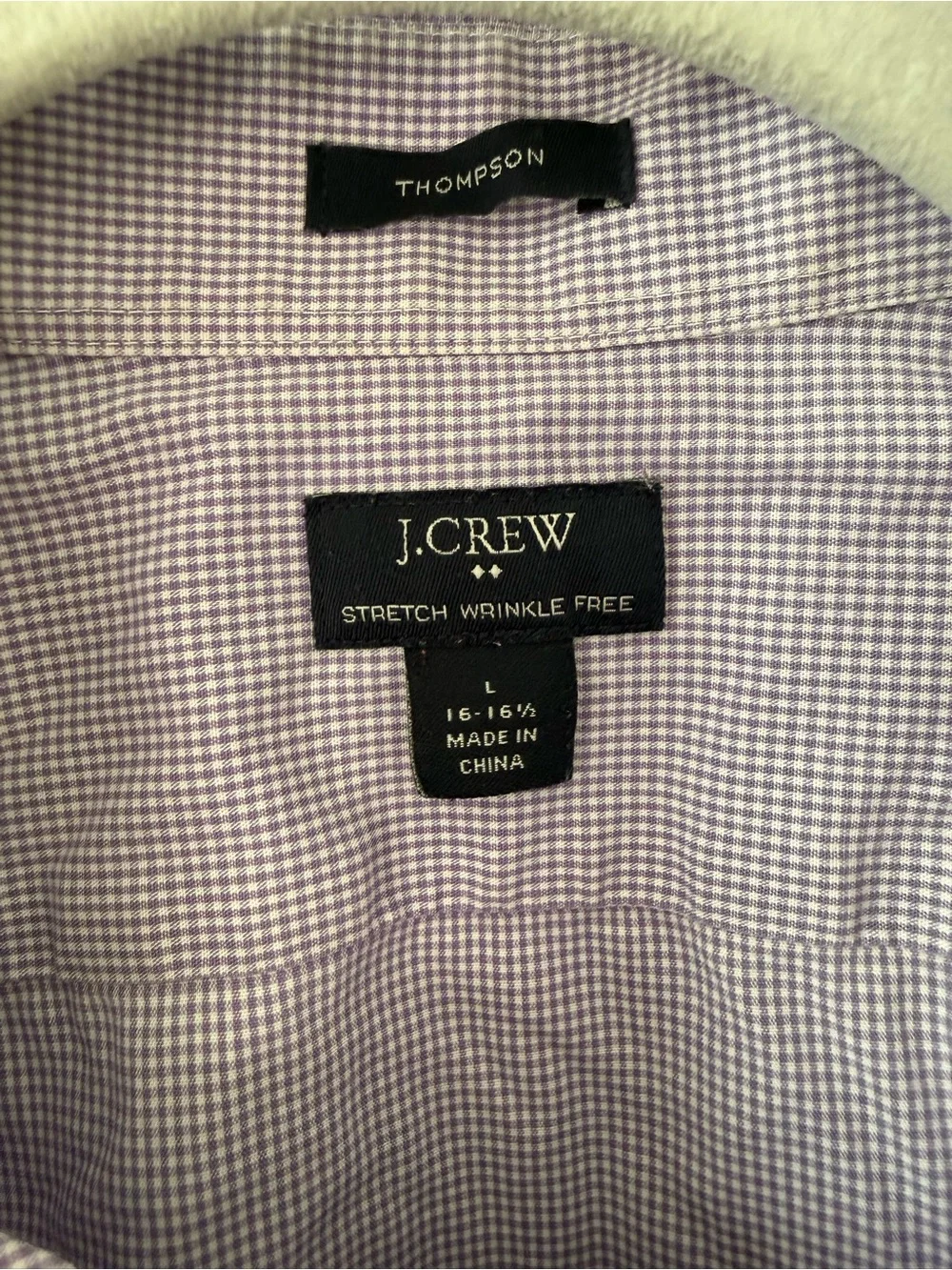 J. Crew Men's Light Purple Button-Down Shirt